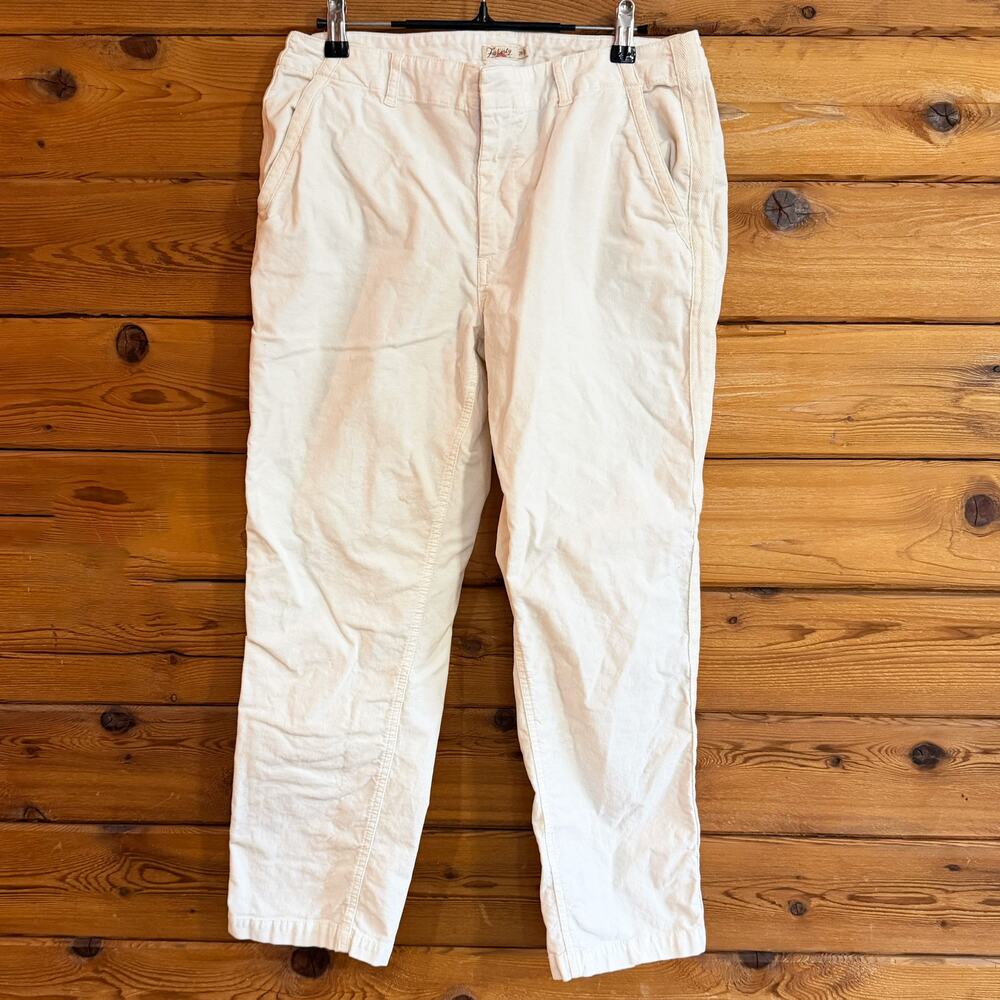 Faherty Women 29 Pants White Cream